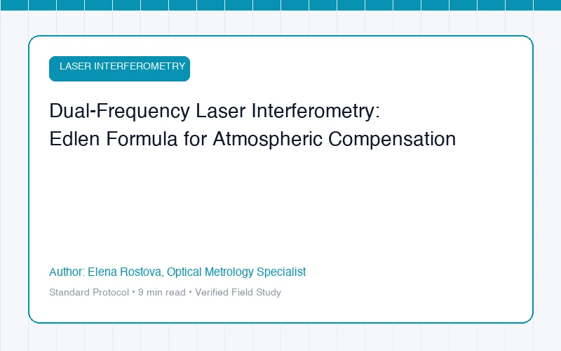 Dual-Frequency Laser Interferometry: Edlen Formula for Atmospheric Compensation